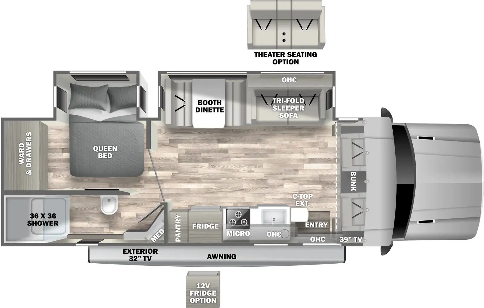 Dynamax Corp Isata 5 Series 30FW floor plan