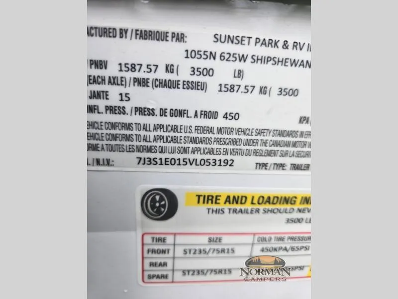 2027 Sunset Park RV SunRay 109 - Photo 3