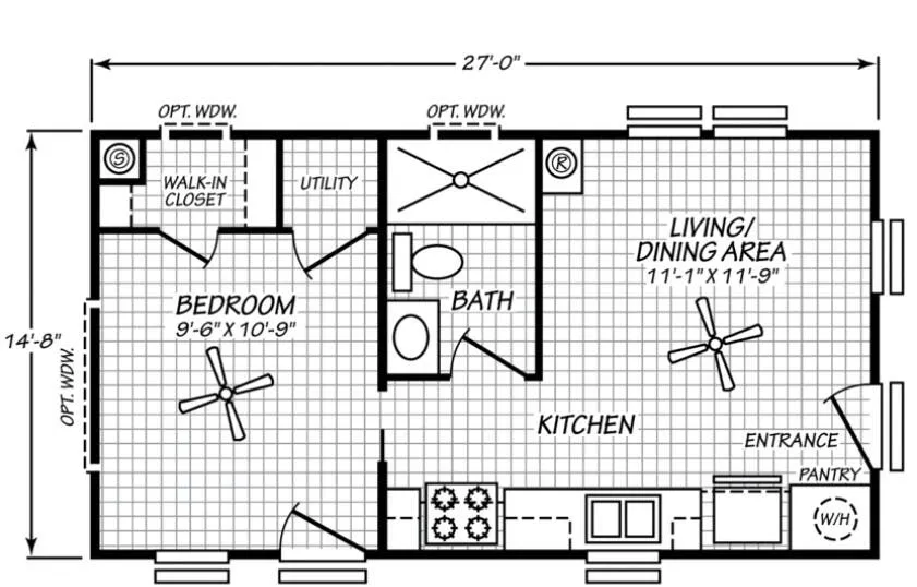 Chariot Eagle Lake Charles 15271B floor plan