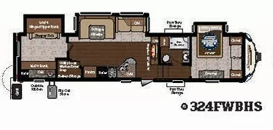 Keystone Sprinter 324FWBHS exterior
