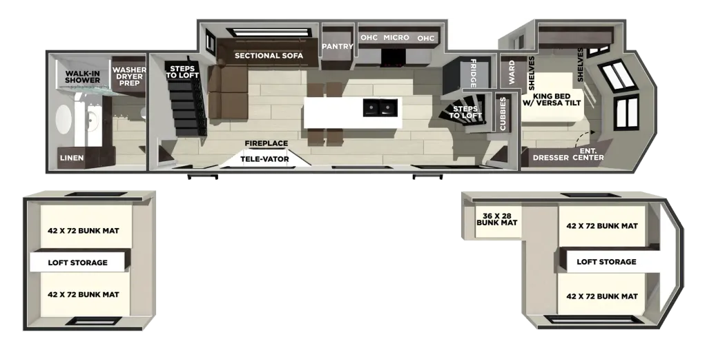 2026 Forest River Salem Grand Villa 42ICE floor plan
