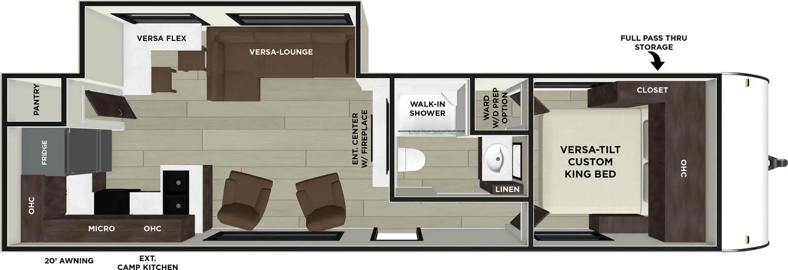 Forest River EVO 27RK floor plan
