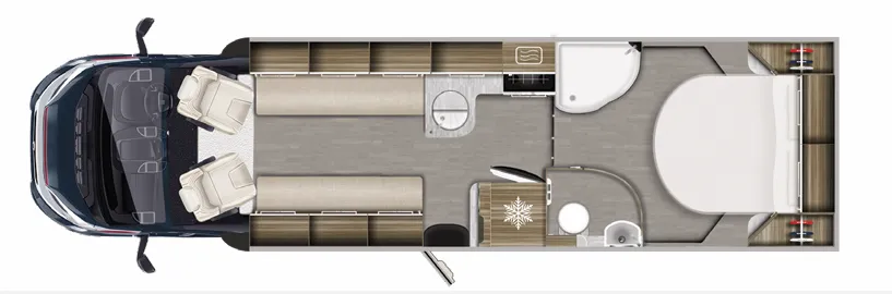 Auto-Trail Frontier COMANCHE floor plan