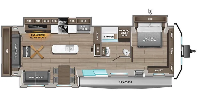 2025 Jayco Jay Flight Bungalow 40RLTS - Floor plan