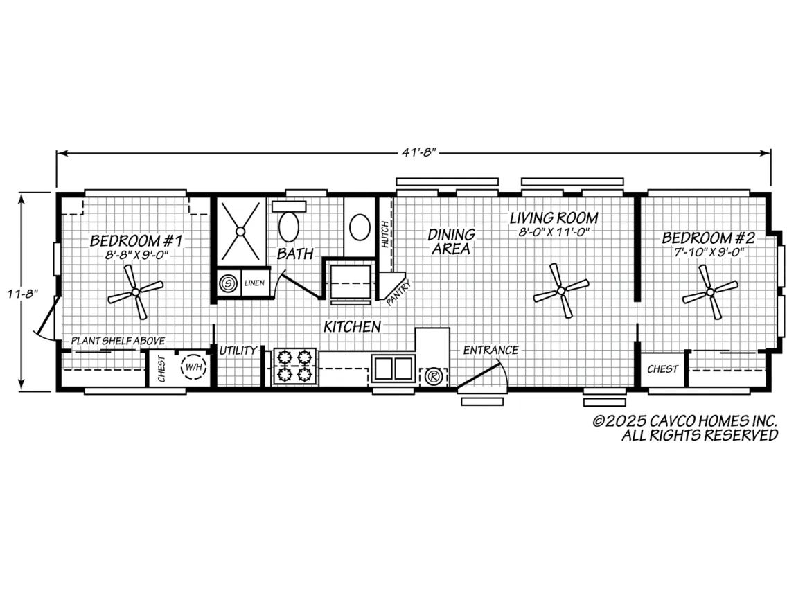 Chariot Eagle Hawk Classic 12422E floor plan