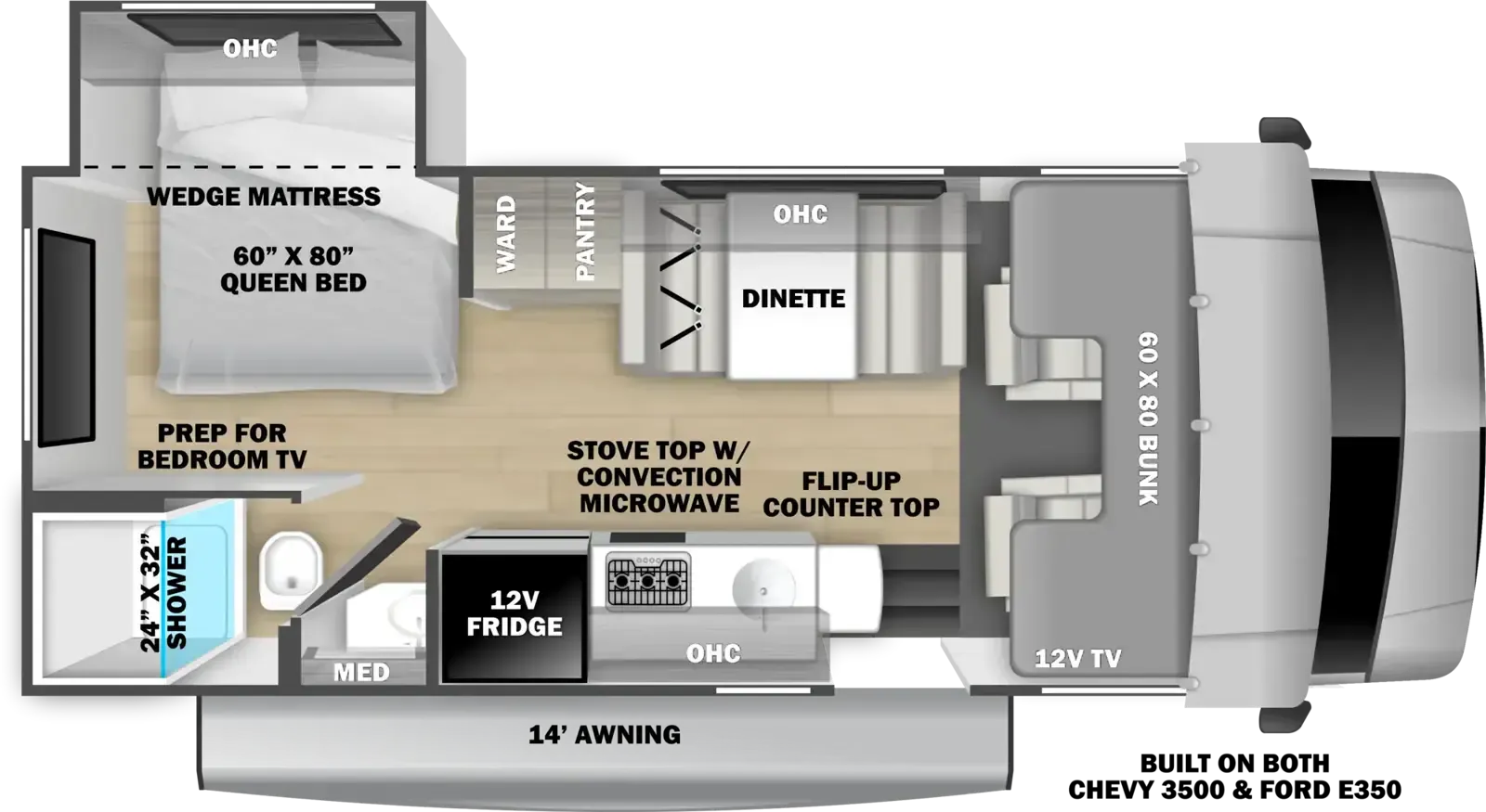 Forest River Forester LE 2251SLE floor plan