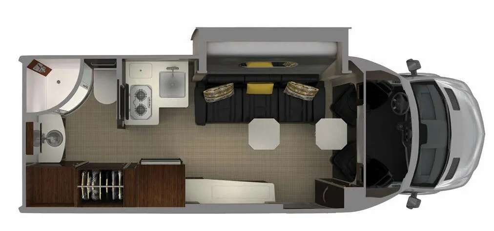 Airstream Atlas BASE floor plan
