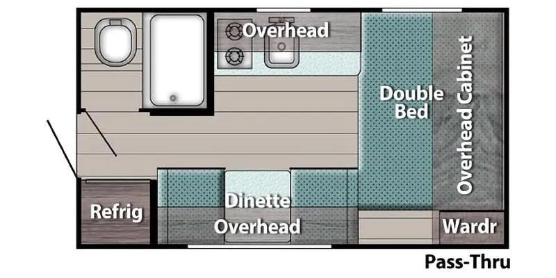 Gulf Stream TrailMaster 16RE floor plan