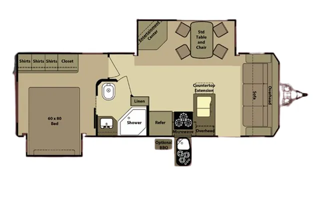 Highland Ridge Mesa Ridge MR243F floor plan