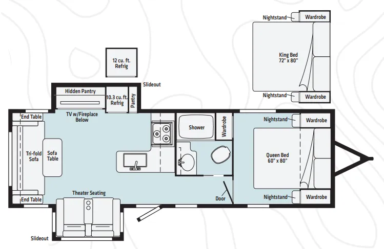 Winnebago Voyage V2730RL floor plan