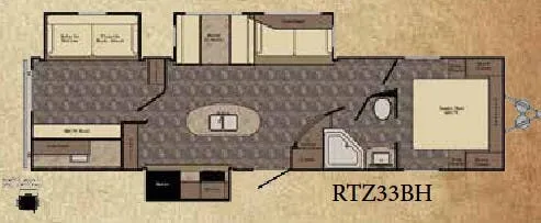 CrossRoads Rezerve RTZ33BH floor plan