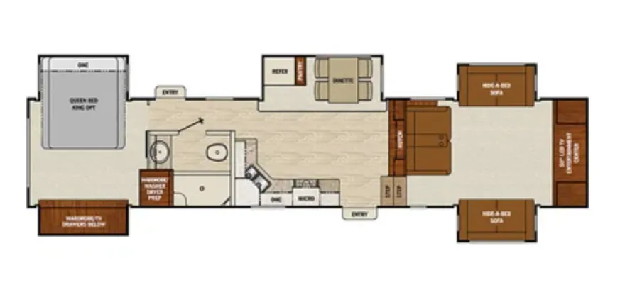 Coachmen Chaparral 370FL floor plan