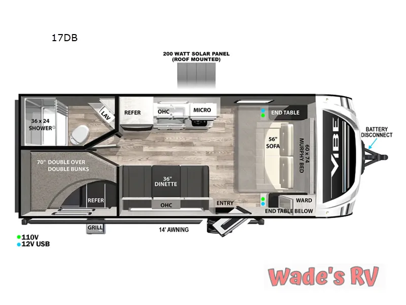 2026 Forest River Vibe 17DB - Photo 2