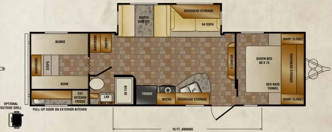 CrossRoads Z-1 1 ZT302KB floor plan