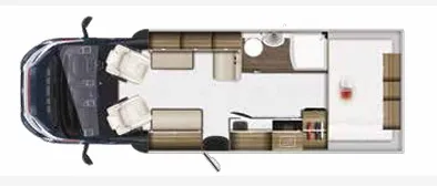 Auto-Trail Imala 736G floor plan