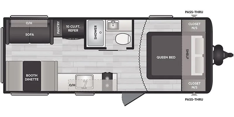 Keystone Springdale Classic East 200RLC floor plan