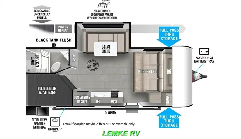 2022 Forest River Salem 178BHSK - Photo 4