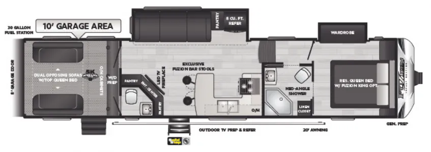 Keystone Impact 359 exterior