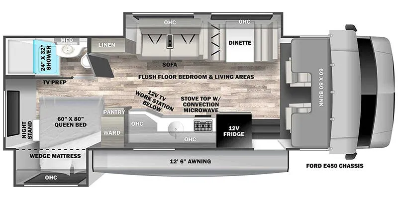 2023 Forest River Solera 27DSE - Floor plan