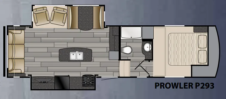 Heartland Prowler P293 floor plan