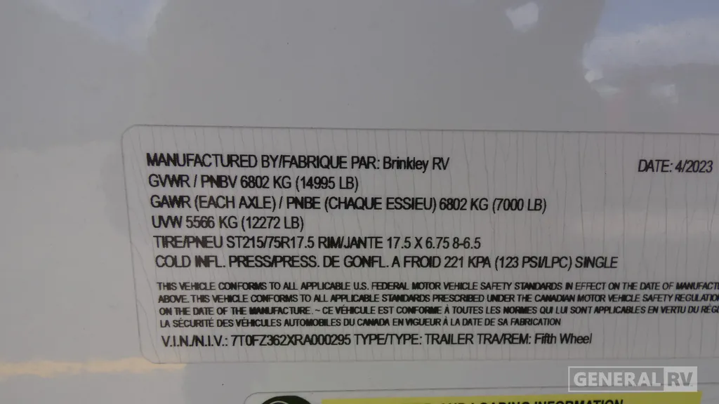 2024 Brinkley Model Z 3100, Photos photo 33