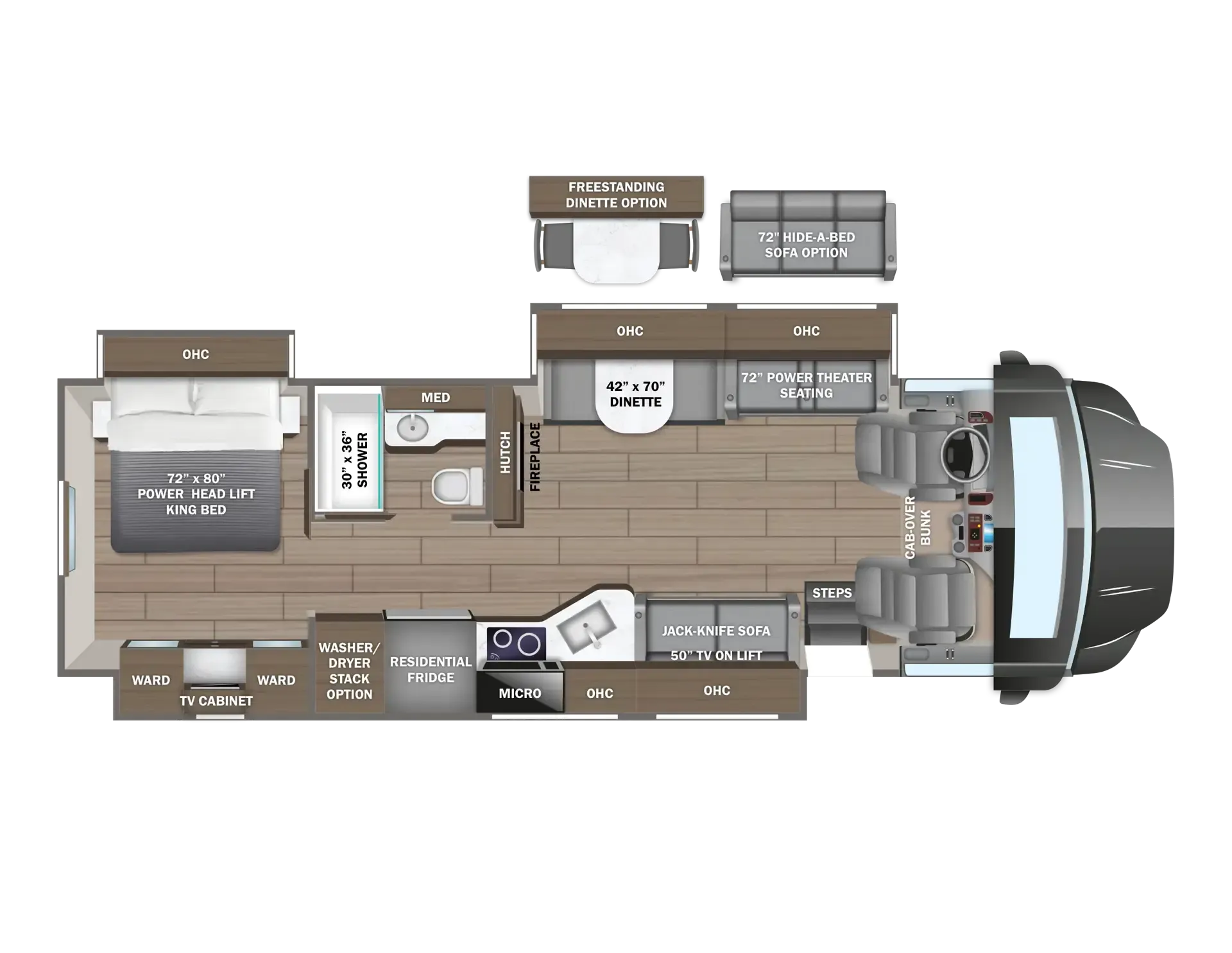 2027 Entegra Coach Accolade XL 37M - Floor plan