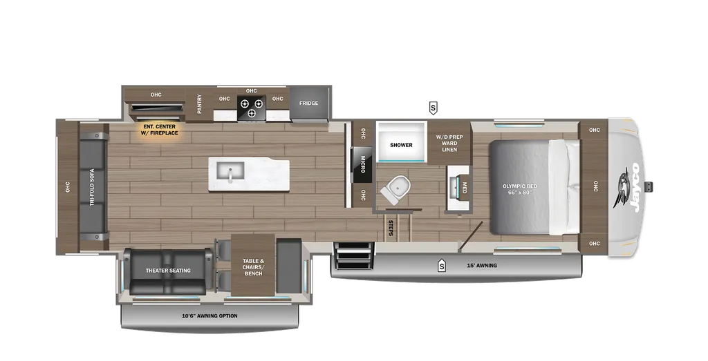 2027 Jayco EAGLE 29RLC floor plan