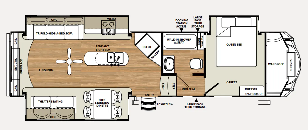 Forest River Sierra Select 329RE floor plan