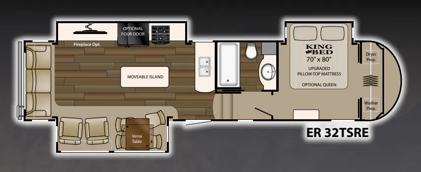 Heartland ElkRidge 32 TSRE floor plan