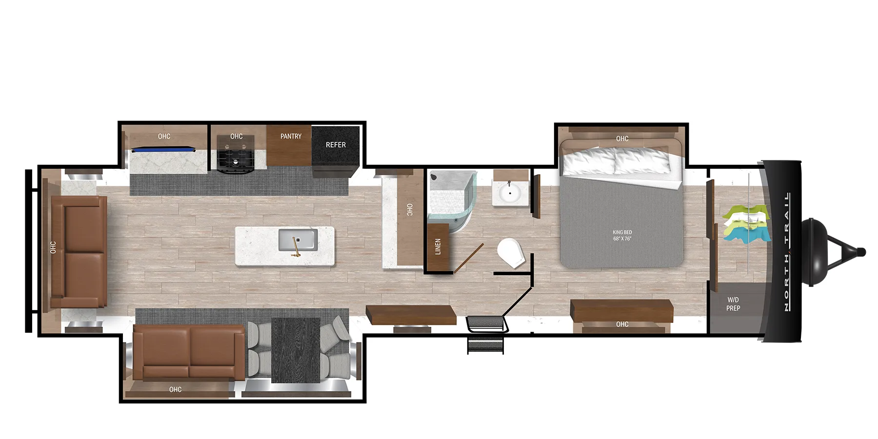 Heartland North Trail 33RETS floor plan