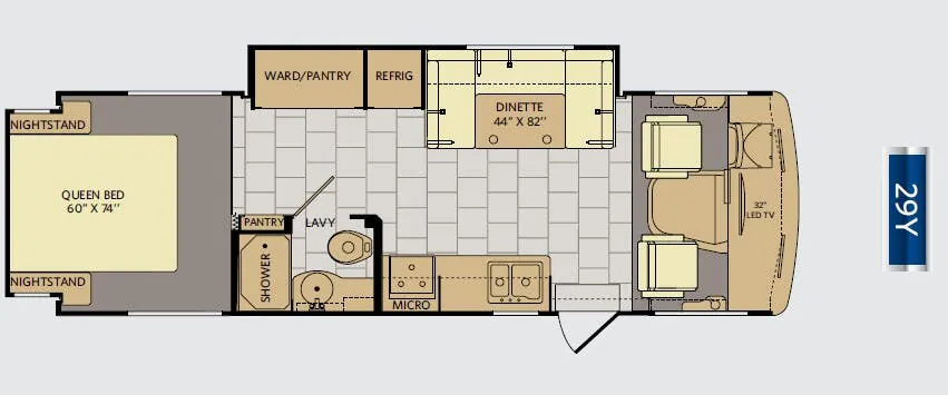 Fleetwood Terra SE 29Y floor plan