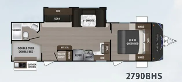 Dutchmen Aspen Trail 2790BHS floor plan