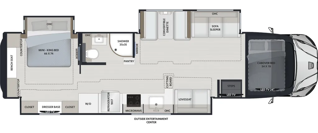 2027 Renegade RV Valencia 39FW floor plan