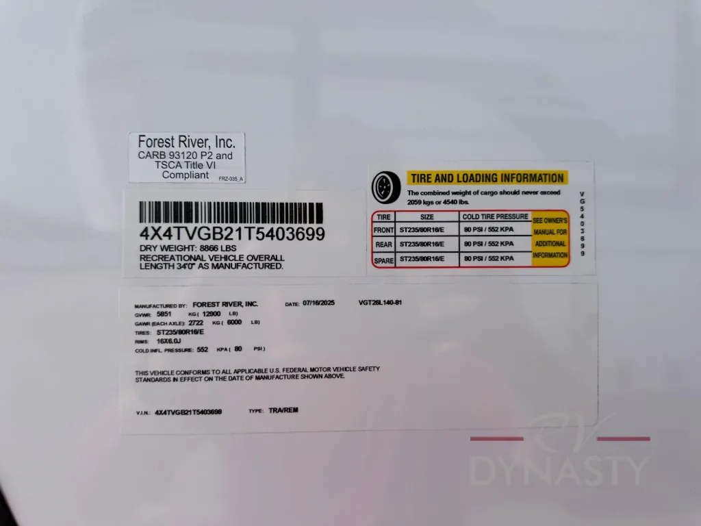 2026 Forest River Vengeance Rogue Armored 26L140, Photos photo 6