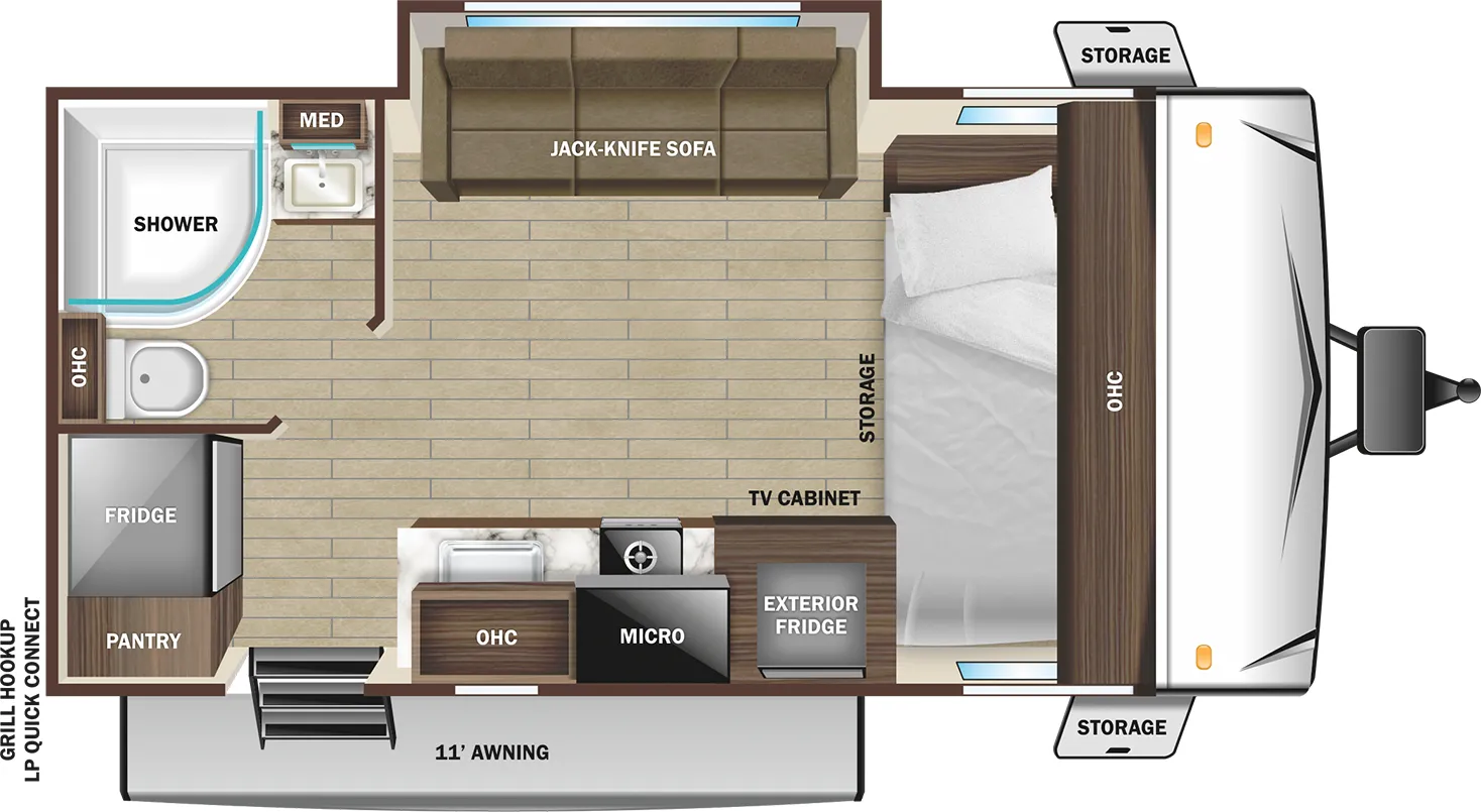 Starcraft Super Lite Maxx 16FBS floor plan