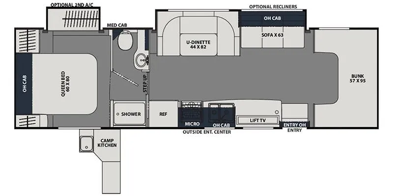 Coachmen Leprechaun 319MB floor plan