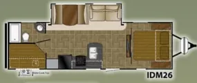 Heartland Mallard IDM26 floor plan