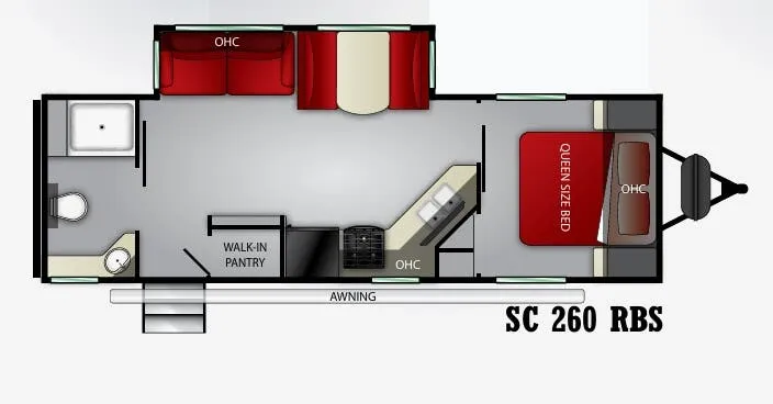 Cruiser RV Shadow Cruiser 260RBS floor plan