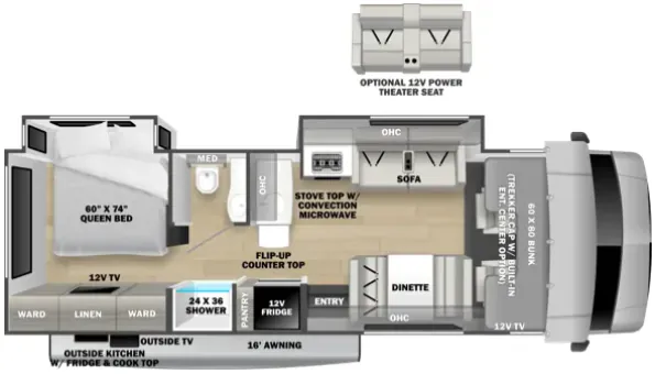 Forest River Forester 2861DS floor plan