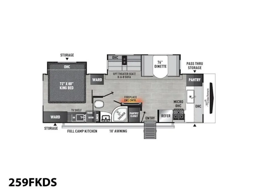 2026 Coachmen Freedom Express 259FKDS - Photo 3