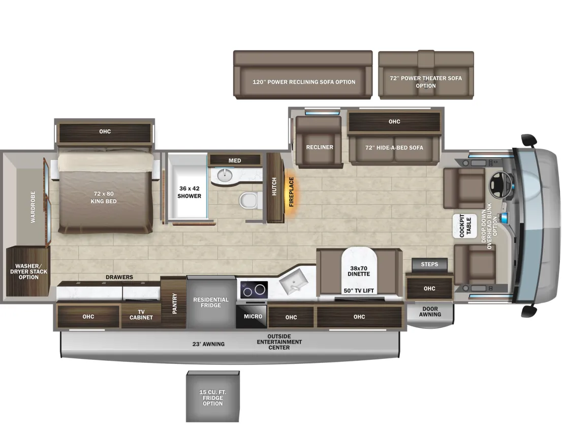 Entegra Coach Emblem 36H floor plan