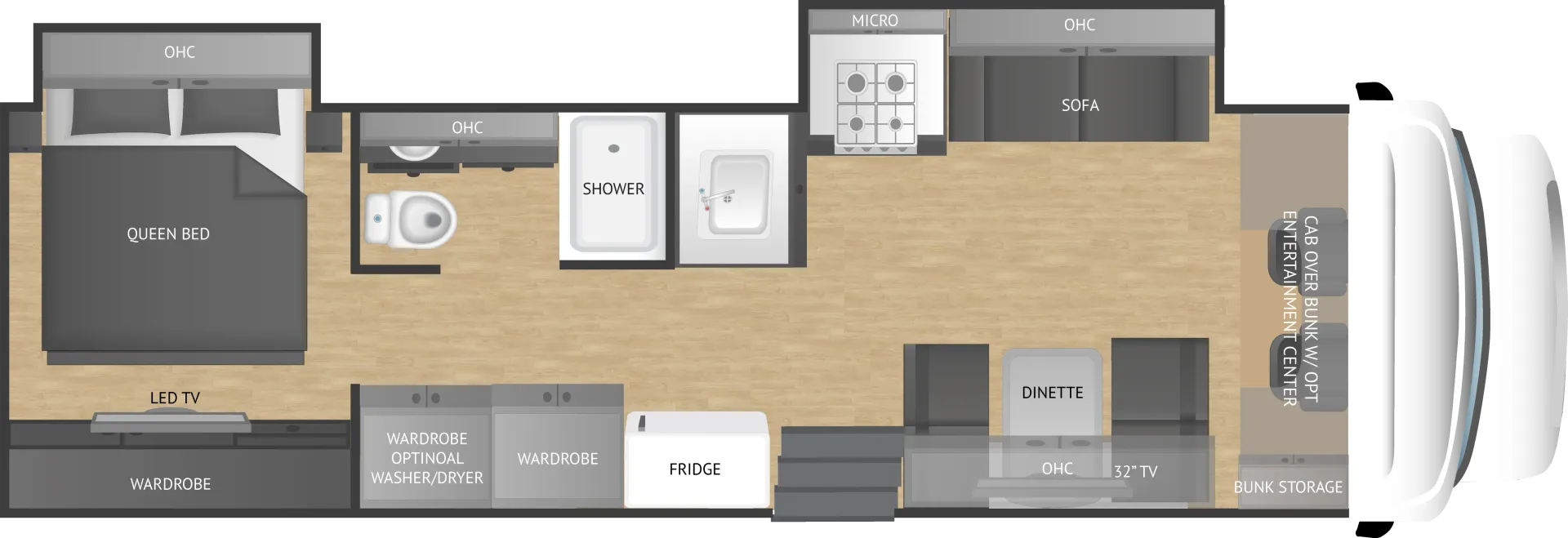 2027 NeXus RV Ghost 33DS - Floor plan