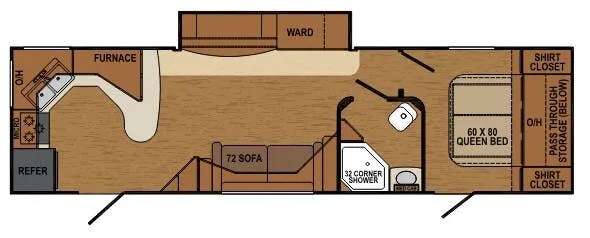 Augusta RV Flex 30RK floor plan
