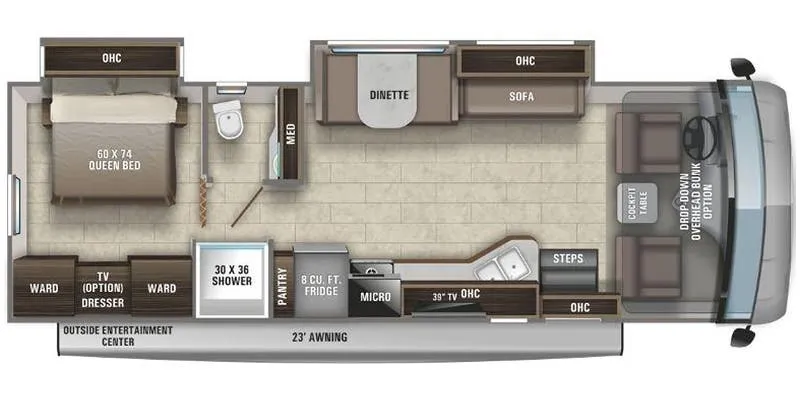 Entegra Coach Vision 31V floor plan