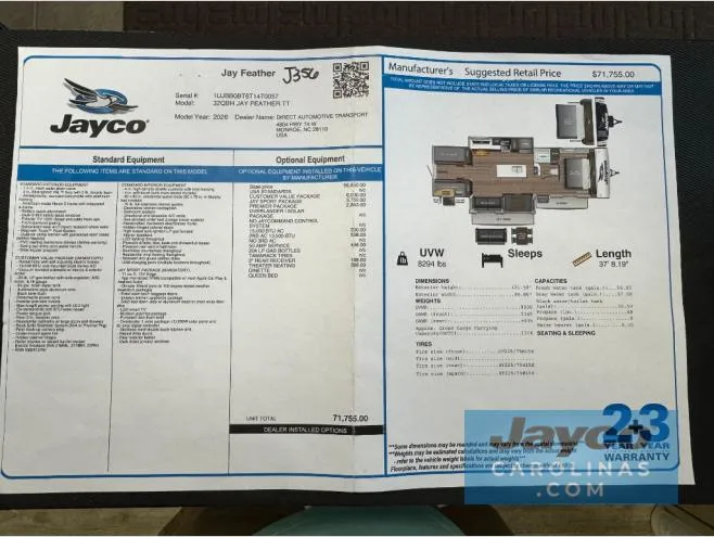2026 Jayco Jay Feather 32QBH - Photo 3