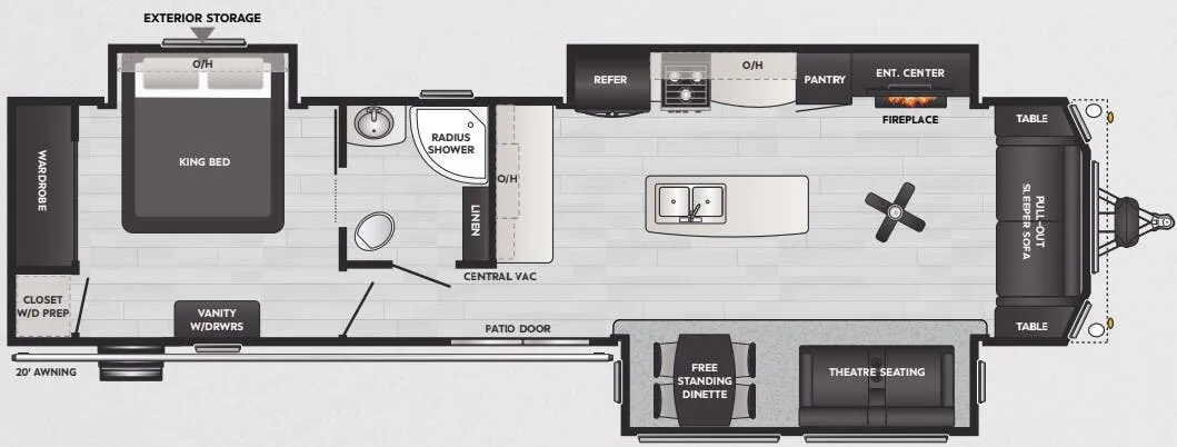 Keystone Residence 401MKTS floor plan