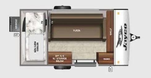 Jayco Jay Feather Micro 12SRK floor plan