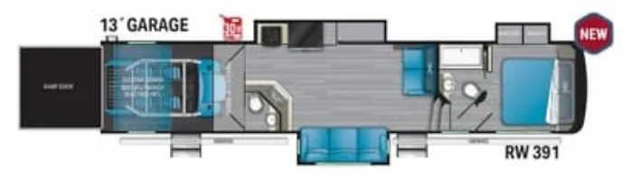 Heartland Road Warrior 391 floor plan