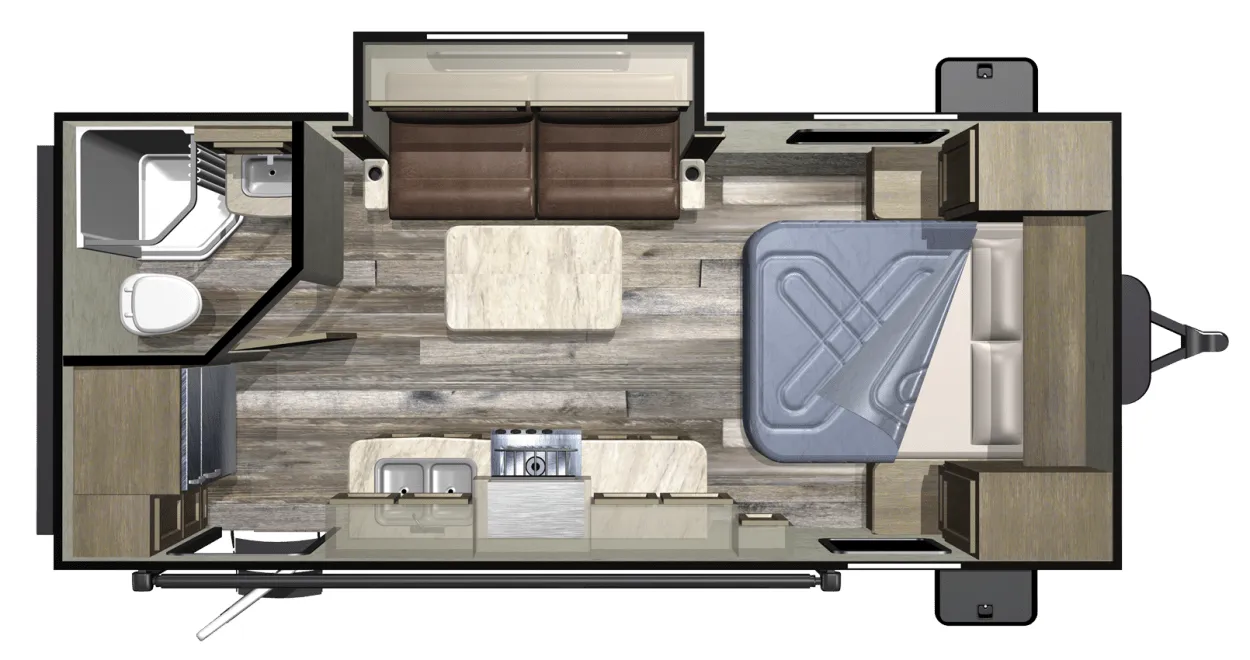 Starcraft Launch 21FBS floor plan