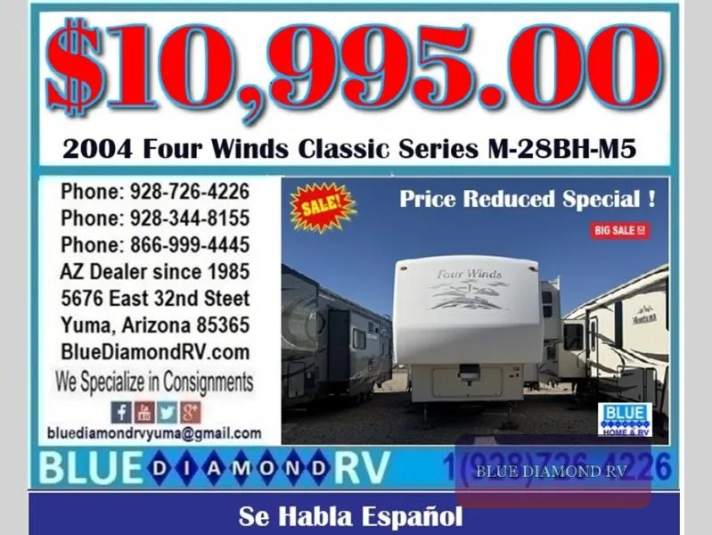 2004 Thor Motor Coach Four Winds Used    Series M-28BH-M5 - Main photo